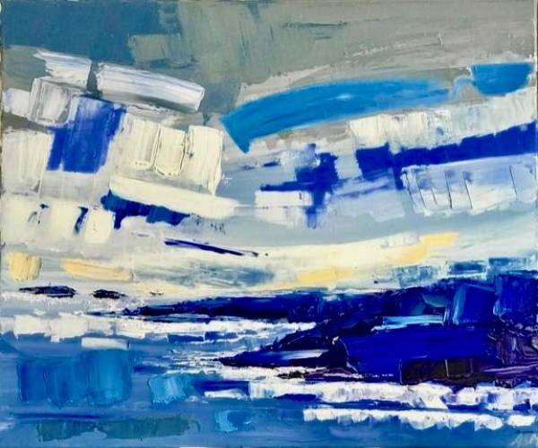 - Acrylic on Canvas, Painting by Annabel Menheneott, measuring 50 x 60 cm (H x W) framed at 54 x 64 cm £850